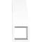 Ekena Millwork 3-in. W x 8-in. D x 8-in. H Stanfield Architectural Grade PVC Knee Brace BRCP03X08X08STA - alternate 5